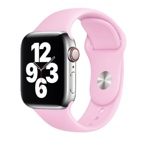 Apple Watch rózsaszín szilikon szíj