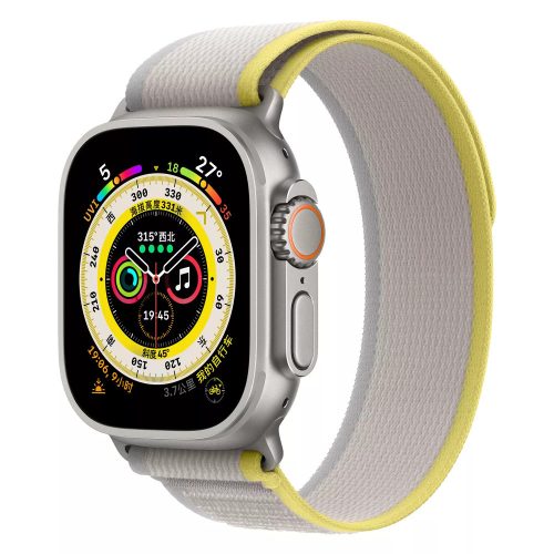 Apple Watch sárga-csillagfény terep szíj