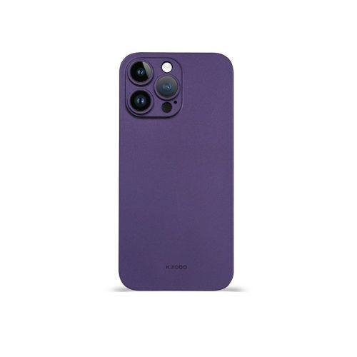 KZDOO Air Skin ultravékony áttetsző sötétlila iPhone 14 Pro Max védőtok 