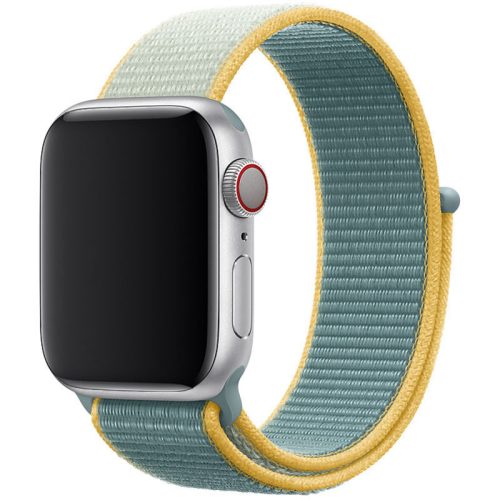 Apple Watch zöld-sárga szövetszíj