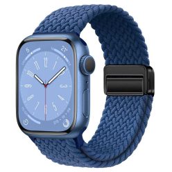 Apple Watch kék fonott szíj