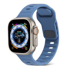 Apple Watch kék szilikon sportpánt