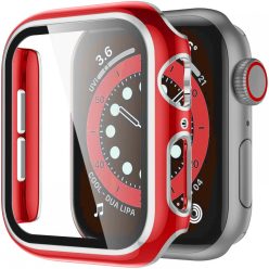 Apple Watch piros/ezüst műanyag védőtok