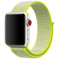 Apple Watch neonzöld szövetszíj