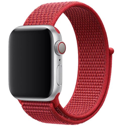 Apple Watch piros szövetszíj