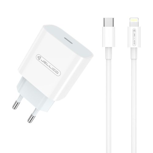 20W USB-C hálózati töltő adapter, PD gyorstöltő + 1M USB-C - Lightning kábel